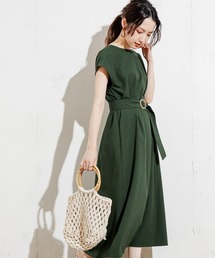 natural couture | フロント釦ノースリーブワンピース Sサイズ(ワンピース)