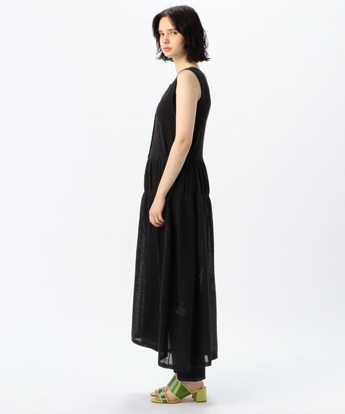 最新品 のノースリーブワンピース ワンピース Tomorrowland トゥモローランド のファッション コットンリネンナイロンアイレット ワンピース ドレス ワンピース セール ワンピース