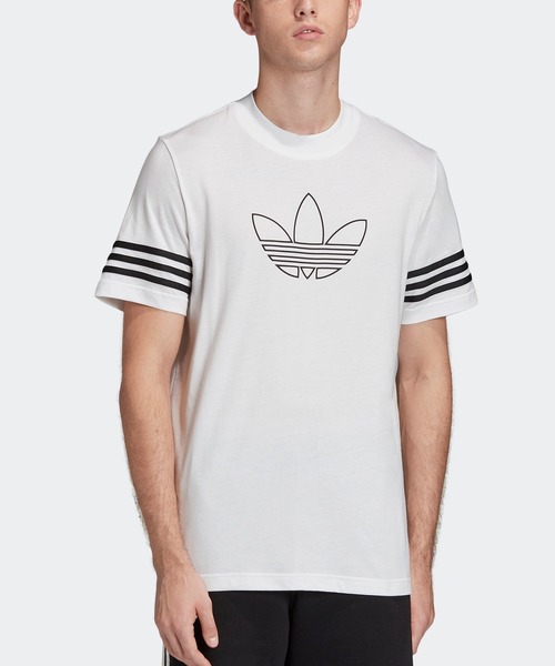 セール アウトライン Tシャツ Outline Tee アディダスオリジナルス Tシャツ カットソー Adidas アディダス のファッション通販 Zozotown