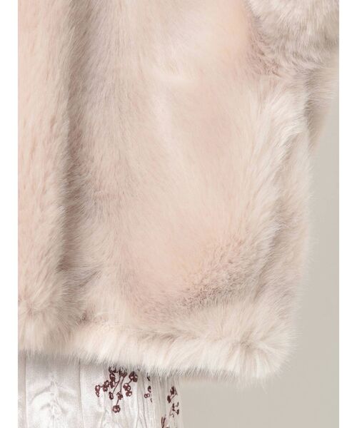 MERCURYDUO（マーキュリーデュオ）の「エコファーコクーンコート（その他アウター・レディース・ベージュ/ブラウン・FREE）」の5枚目の写真