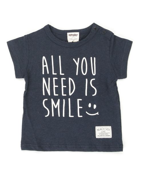 YELLOWFACE(イエローフェイス)の「プリントTシャツ(Tシャツ/カットソー・キッズ・ブルー系その他・120/90/110/140/100/130)」の1枚目の写真