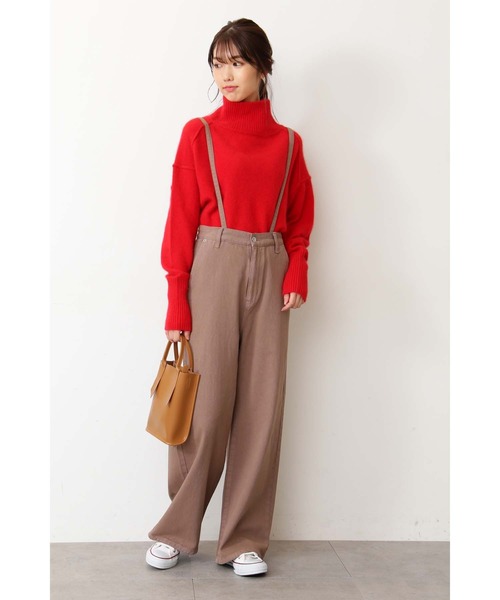 Mart フリーズマート のファッション Frees パンツ Sシリーズ対応 サスペンダー付バックレースアップワイドデニム デニムパンツ Frees セール