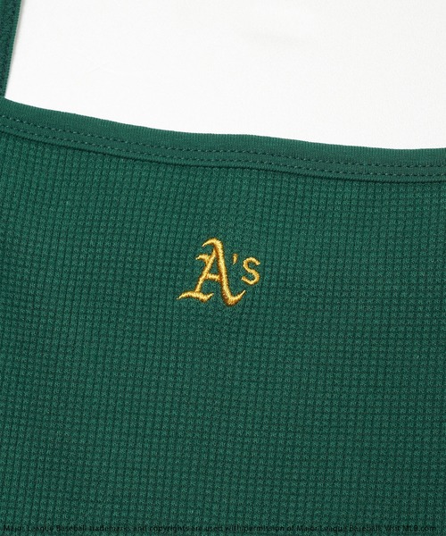 BACK TO THE FIELD（バック トゥー ザ フィールド）の「【MLB】ワンポイントロゴキャミソール（キャミソール・レディース・ブラック/グレー/オフホワイト/グリーン・FREE）」の10枚目の写真