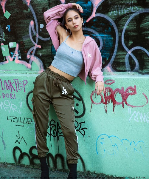 BACK TO THE FIELD（バック トゥー ザ フィールド）の「【MLB】ワンポイントロゴキャミソール（キャミソール・レディース・ブラック/グレー/オフホワイト/グリーン・FREE）」の7枚目の写真