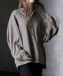 Loose/ルース | ドレープトロミ ボリュームスリーブシャツ(シャツ/ブラウス)