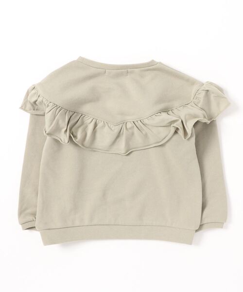 GLOBAL WORK(グローバルワーク)の「【キッズ】速乾DRYフリルスウェット/918294(Tシャツ/カットソー・キッズ・ブラック/オフホワイト/ライトグリーン/ライトパープル・100cm/130cm/110cm/120cm/140cm)」の5枚目の写真