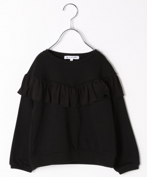 GLOBAL WORK(グローバルワーク)の「【キッズ】速乾DRYフリルスウェット/918294(Tシャツ/カットソー・キッズ・ブラック/オフホワイト/ライトグリーン/ライトパープル・100cm/130cm/110cm/120cm/140cm)」の17枚目の写真