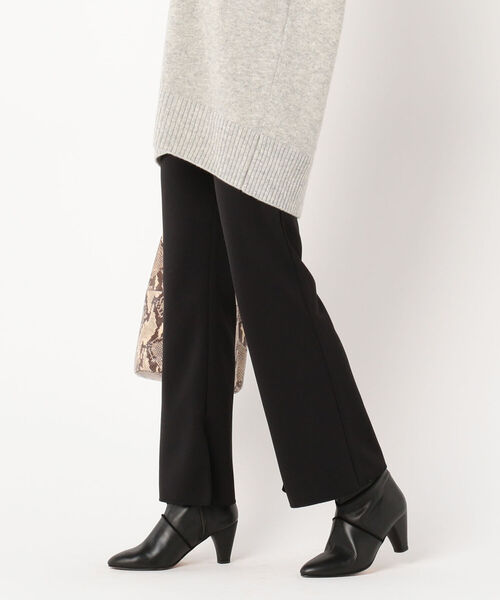 NOLLEY’S(ノーリーズ)の「ジャージスリットパンツ(その他パンツ・レディース・カーキ/ブラック・38/36)」の1枚目の写真