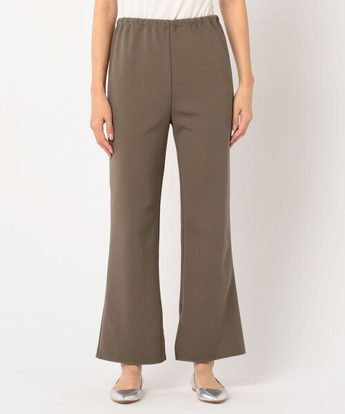 NOLLEY’S(ノーリーズ)の「ジャージスリットパンツ(その他パンツ・レディース・カーキ/ブラック・38/36)」の3枚目の写真