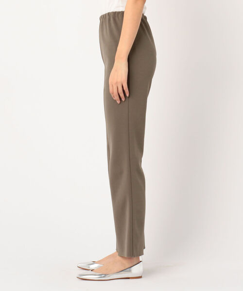 NOLLEY’S(ノーリーズ)の「ジャージスリットパンツ(その他パンツ・レディース・カーキ/ブラック・38/36)」の4枚目の写真
