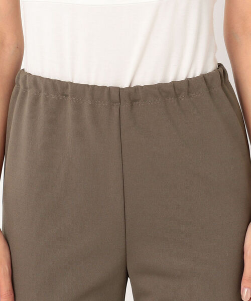 NOLLEY’S(ノーリーズ)の「ジャージスリットパンツ(その他パンツ・レディース・カーキ/ブラック・38/36)」の6枚目の写真