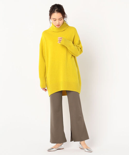 NOLLEY’S(ノーリーズ)の「ジャージスリットパンツ(その他パンツ・レディース・カーキ/ブラック・38/36)」の11枚目の写真