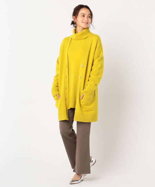 NOLLEY’S(ノーリーズ)の「ジャージスリットパンツ(その他パンツ・レディース・カーキ/ブラック・38/36)」の12枚目の写真