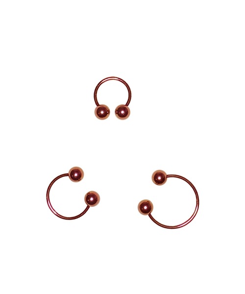 MORPH(モルフ)の「MORPH モルフ CCB ボディーピアス 18ゲージ 6mm~12mm(ピアス(片耳用)・レディース・ピンク・10/12/6/8)」の2枚目の写真