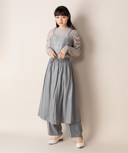 Mysa&Liina(ミーサリーナ)の「ラップスカート見えパンツ(その他パンツ・レディース・オレンジ/ブルー/ブラック/グレー系その他・M)」の5枚目の写真