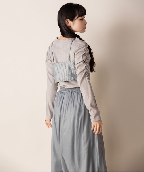 Mysa&Liina(ミーサリーナ)の「ラップスカート見えパンツ(その他パンツ・レディース・オレンジ/ブルー/ブラック/グレー系その他・M)」の6枚目の写真