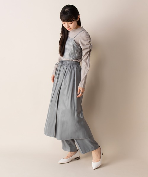 Mysa&Liina(ミーサリーナ)の「ラップスカート見えパンツ(その他パンツ・レディース・オレンジ/ブルー/ブラック/グレー系その他・M)」の7枚目の写真