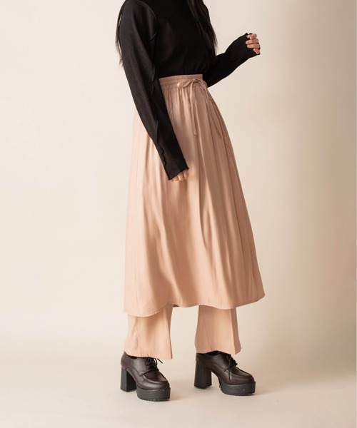 Mysa&Liina(ミーサリーナ)の「ラップスカート見えパンツ(その他パンツ・レディース・オレンジ/ブルー/ブラック/グレー系その他・M)」の13枚目の写真