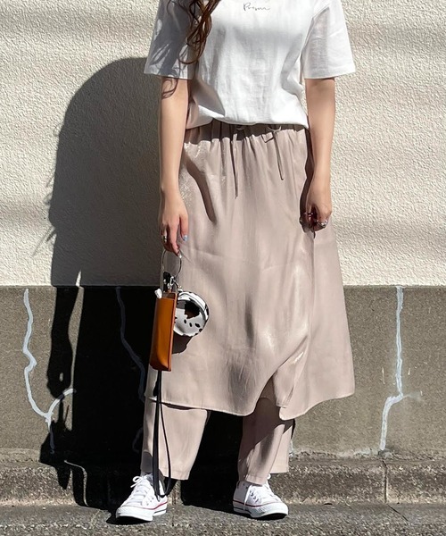 Mysa&Liina(ミーサリーナ)の「ラップスカート見えパンツ(その他パンツ・レディース・オレンジ/ブルー/ブラック/グレー系その他・M)」の20枚目の写真