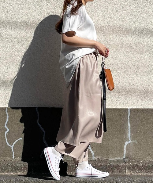 Mysa&Liina(ミーサリーナ)の「ラップスカート見えパンツ(その他パンツ・レディース・オレンジ/ブルー/ブラック/グレー系その他・M)」の21枚目の写真