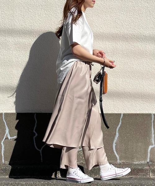 Mysa&Liina(ミーサリーナ)の「ラップスカート見えパンツ(その他パンツ・レディース・オレンジ/ブルー/ブラック/グレー系その他・M)」の22枚目の写真