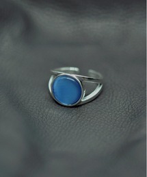 【blatto 925silver】925silver サークル型ストーン　リング　フリーサイズ