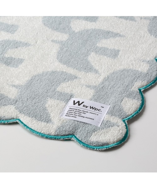 Wpc.(ダブリュピーシー)の「Wpc. Patterns ハンカチ スカラップ【2】(ハンカチ/ハンドタオル・レディース・サックスブルー/ホワイト系その他/イエロー系その他・FREE)」の5枚目の写真