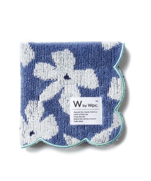 Wpc.(ダブリュピーシー)の「Wpc. Patterns ハンカチ スカラップ【2】(ハンカチ/ハンドタオル・レディース・サックスブルー/ホワイト系その他/イエロー系その他・FREE)」の6枚目の写真