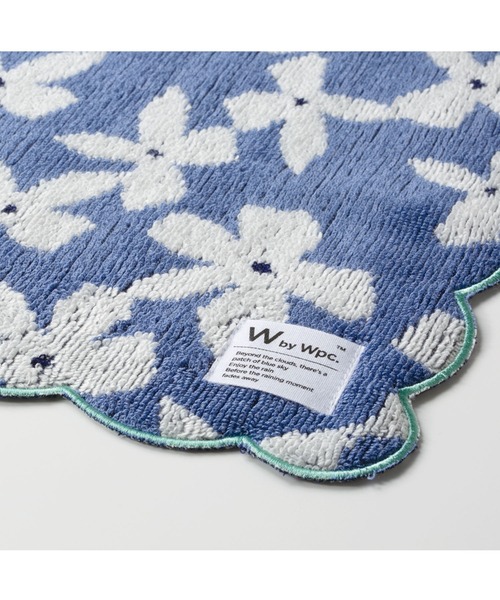 Wpc.(ダブリュピーシー)の「Wpc. Patterns ハンカチ スカラップ【2】(ハンカチ/ハンドタオル・レディース・サックスブルー/ホワイト系その他/イエロー系その他・FREE)」の7枚目の写真