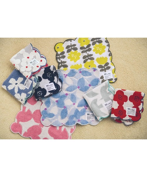Wpc.(ダブリュピーシー)の「Wpc. Patterns ハンカチ スカラップ【2】(ハンカチ/ハンドタオル・レディース・サックスブルー/ホワイト系その他/イエロー系その他・FREE)」の11枚目の写真