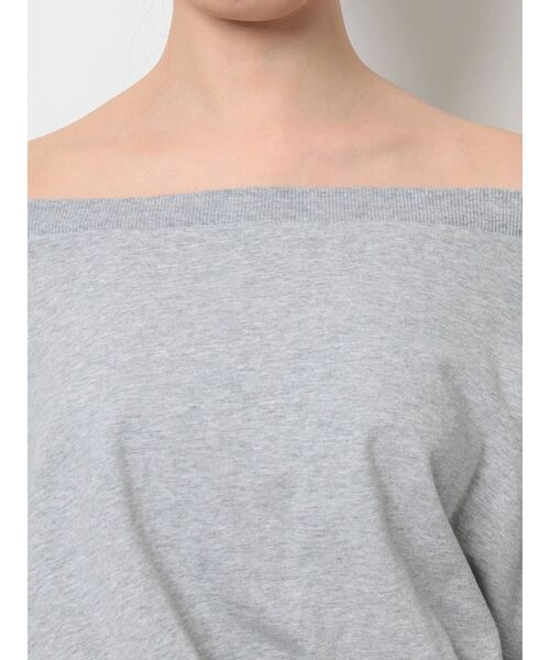 GYDA（ジェイダ）の「ドッキングオフショルスウェットワンピ（ワンピース・レディース・オフホワイト/グレー/ピンク/ベージュ・FREE）」の17枚目の写真