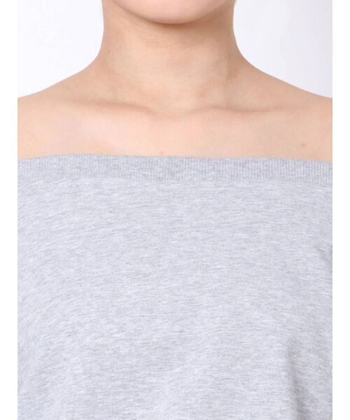 GYDA（ジェイダ）の「ドッキングオフショルスウェットワンピ（ワンピース・レディース・オフホワイト/グレー/ピンク/ベージュ・FREE）」の22枚目の写真