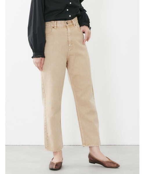 POU DOU DOU（プードゥドゥ）の「カラーデニムストレートパンツ（その他パンツ・レディース・ブラウン/ミント/ラベンダー・3）」の17枚目の写真