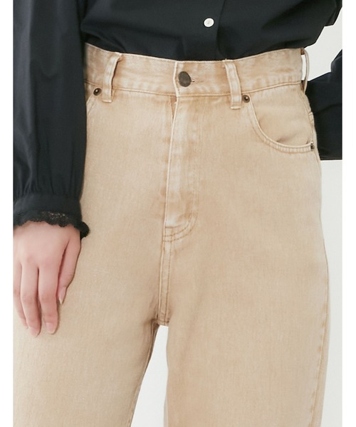 POU DOU DOU（プードゥドゥ）の「カラーデニムストレートパンツ（その他パンツ・レディース・ブラウン/ミント/ラベンダー・3）」の22枚目の写真