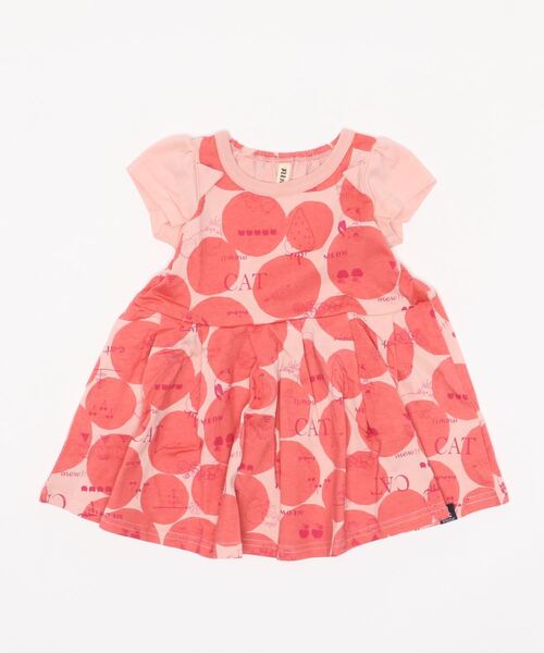 Nino ニノ のファッション セール ワンピース オリジナルねこドットｐｔ ワンピース 90 1 ワンピース