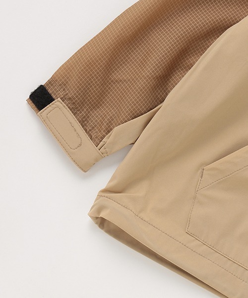 X-girl Stages（エックスガールステージス）の「シースルー異素材ブルゾン（ブルゾン・キッズ・ブラック/ベージュ・120cm/100cm/110cm/140cm/130cm）」の7枚目の写真