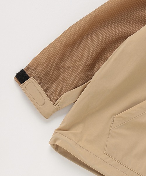 X-girl Stages（エックスガールステージス）の「シースルー異素材ブルゾン（ブルゾン・キッズ・ブラック/ベージュ・120cm/100cm/110cm/140cm/130cm）」の9枚目の写真