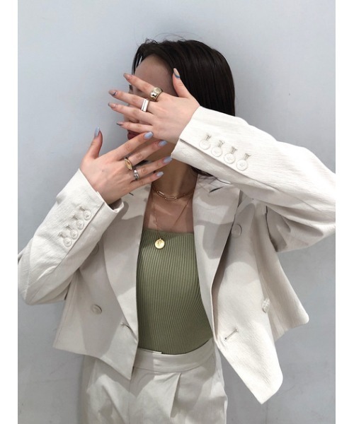 THROW by SLY（スローバイスライ）の「THROW STONE SILVER RING シルバーリング（リング・レディース・ゴールド/シルバー・FREE）」の18枚目の写真