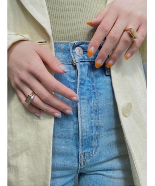 THROW by SLY（スローバイスライ）の「THROW STONE SILVER RING シルバーリング（リング・レディース・ゴールド/シルバー・FREE）」の10枚目の写真