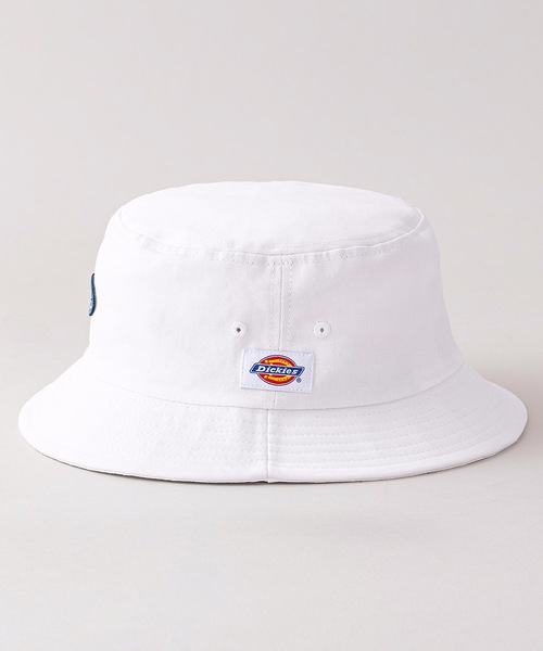 Dickies(ディッキーズ)の「【DICKIES/ディッキーズ】ワッペンバケットハット ワンポイントロゴワッペン(ハット・メンズ・ホワイト/ブラック/ベージュ・FREE)」の5枚目の写真