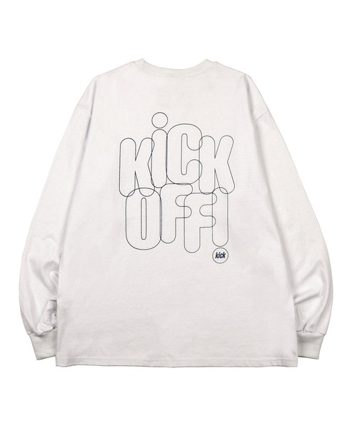 NASTY KICK(ナスティーキック)の「『NASTYKICK/NS+K/ナスティーキック』KICKOFF LS /キックオフ ロングスリーブ Tシャツ(Tシャツ/カットソー・メンズ・ホワイト/ブラック・M/L)」の18枚目の写真