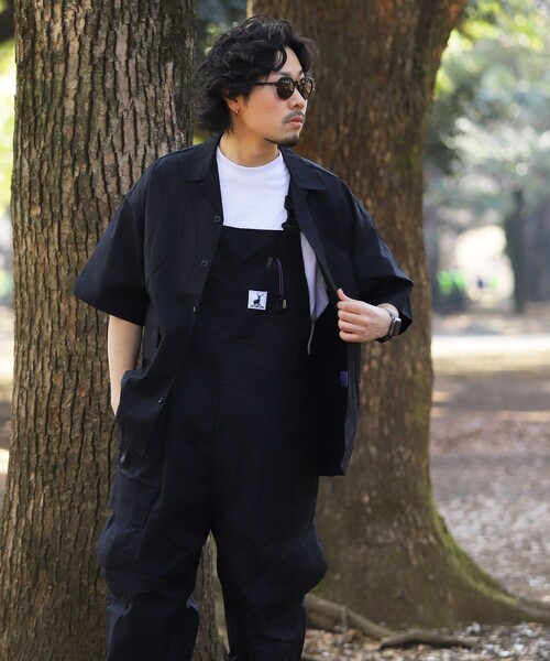 FREAK'S STORE（フリークスストア）の「WEB限定 CAPTAIN STAG×FREAK'S STORE/キャプテンスタッグ 別注 ファイヤープルーフ サイドポケット ギアシャツ/難燃/リップストップ（シャツ/ブラウス・メンズ・ブラック/ブラウン/グレイッシュベージュ/オリーブ・SMALL/MEDIUM/LARGE）」の5枚目の写真