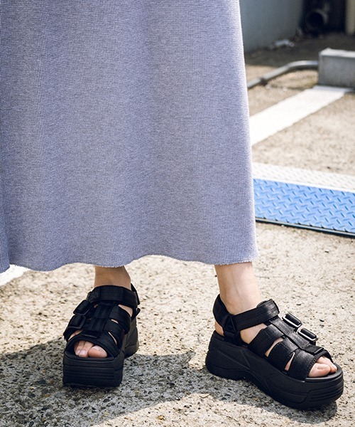 SHAKA(シャカ)の「NEO RALLY CHUNKY(サンダル・レディース・ブラック・4/6/8/5/7)」の9枚目の写真