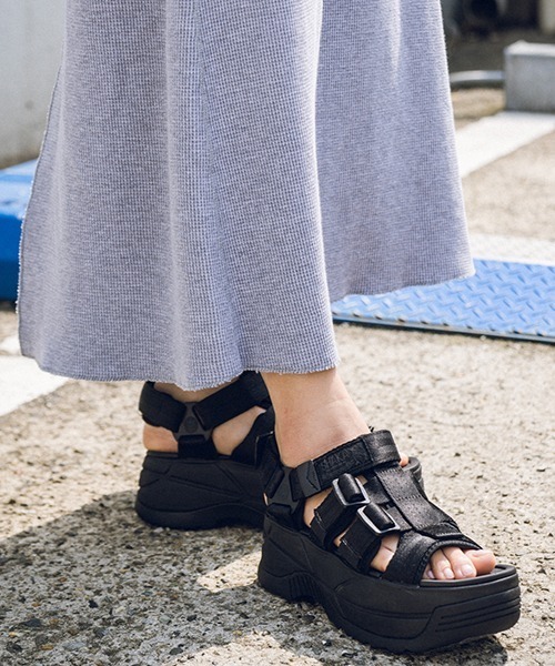 SHAKA(シャカ)の「NEO RALLY CHUNKY(サンダル・レディース・ブラック・4/6/8/5/7)」の8枚目の写真