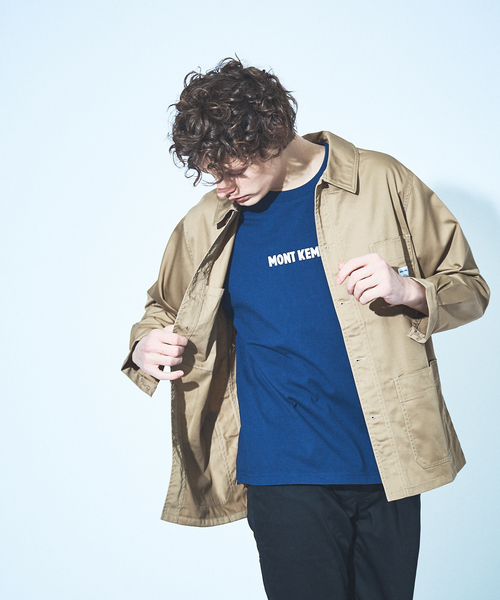 MONT KEMMEL(モンケメル)の「【MONT KEMMEL/モンケメル】ツイル カバーオール(ブルゾン・メンズ・ブルー/ベージュ/ネイビー/ブラック・L/M/S)」の2枚目の写真