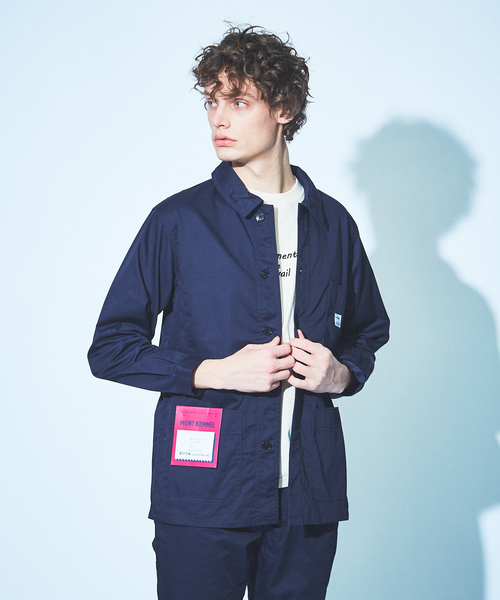 MONT KEMMEL(モンケメル)の「【MONT KEMMEL/モンケメル】ツイル カバーオール(ブルゾン・メンズ・ブルー/ベージュ/ネイビー/ブラック・L/M/S)」の3枚目の写真