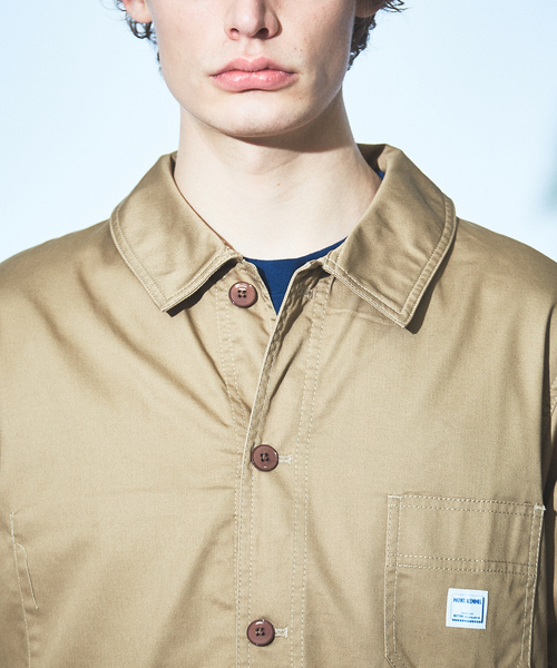 MONT KEMMEL(モンケメル)の「【MONT KEMMEL/モンケメル】ツイル カバーオール(ブルゾン・メンズ・ブルー/ベージュ/ネイビー/ブラック・L/M/S)」の21枚目の写真