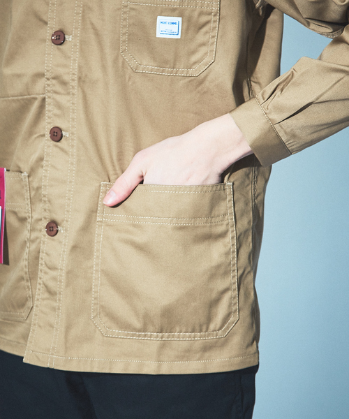 MONT KEMMEL(モンケメル)の「【MONT KEMMEL/モンケメル】ツイル カバーオール(ブルゾン・メンズ・ブルー/ベージュ/ネイビー/ブラック・L/M/S)」の19枚目の写真