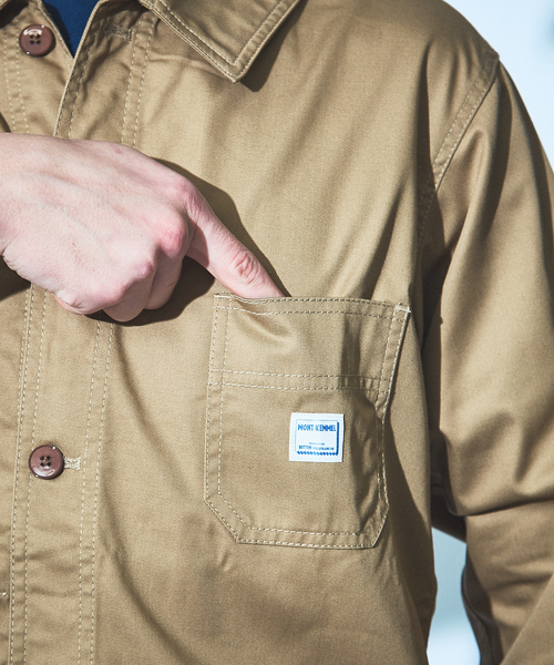 MONT KEMMEL(モンケメル)の「【MONT KEMMEL/モンケメル】ツイル カバーオール(ブルゾン・メンズ・ブルー/ベージュ/ネイビー/ブラック・L/M/S)」の17枚目の写真