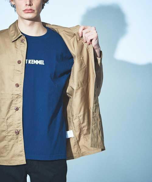 MONT KEMMEL(モンケメル)の「【MONT KEMMEL/モンケメル】ツイル カバーオール(ブルゾン・メンズ・ブルー/ベージュ/ネイビー/ブラック・L/M/S)」の13枚目の写真